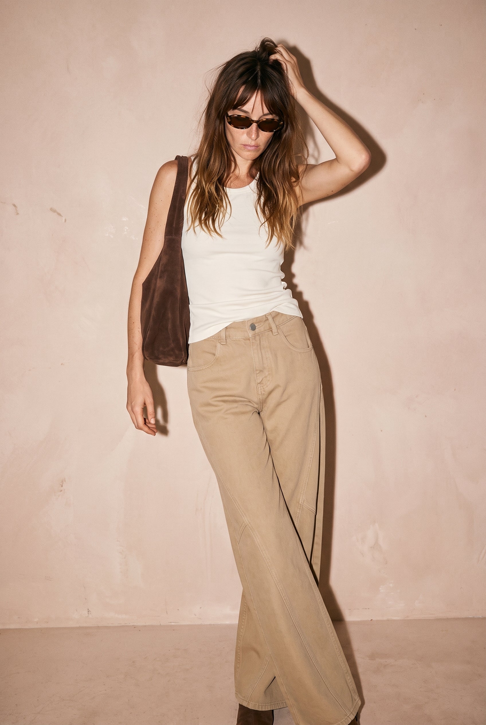 Downtown Wide Leg Pant Slow High