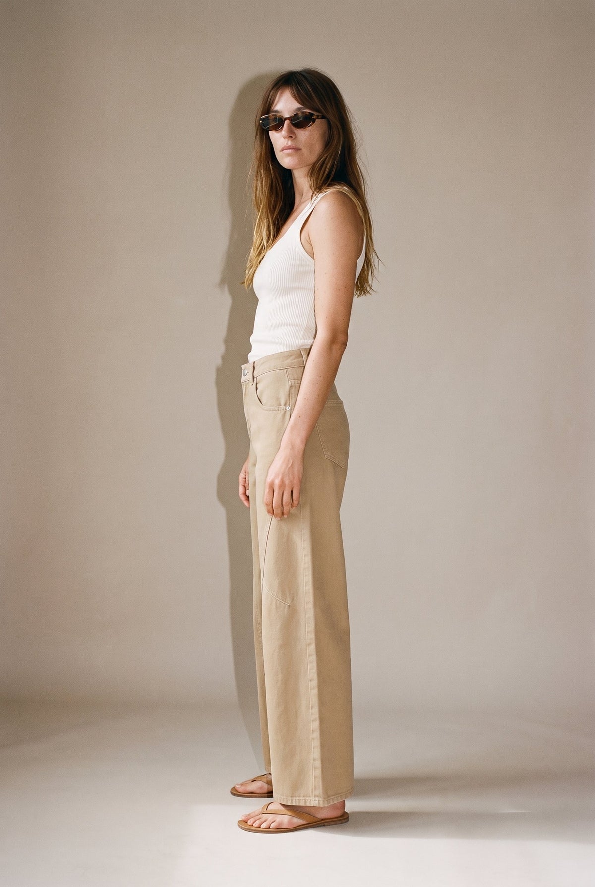 Downtown Wide Leg Pant Slow High