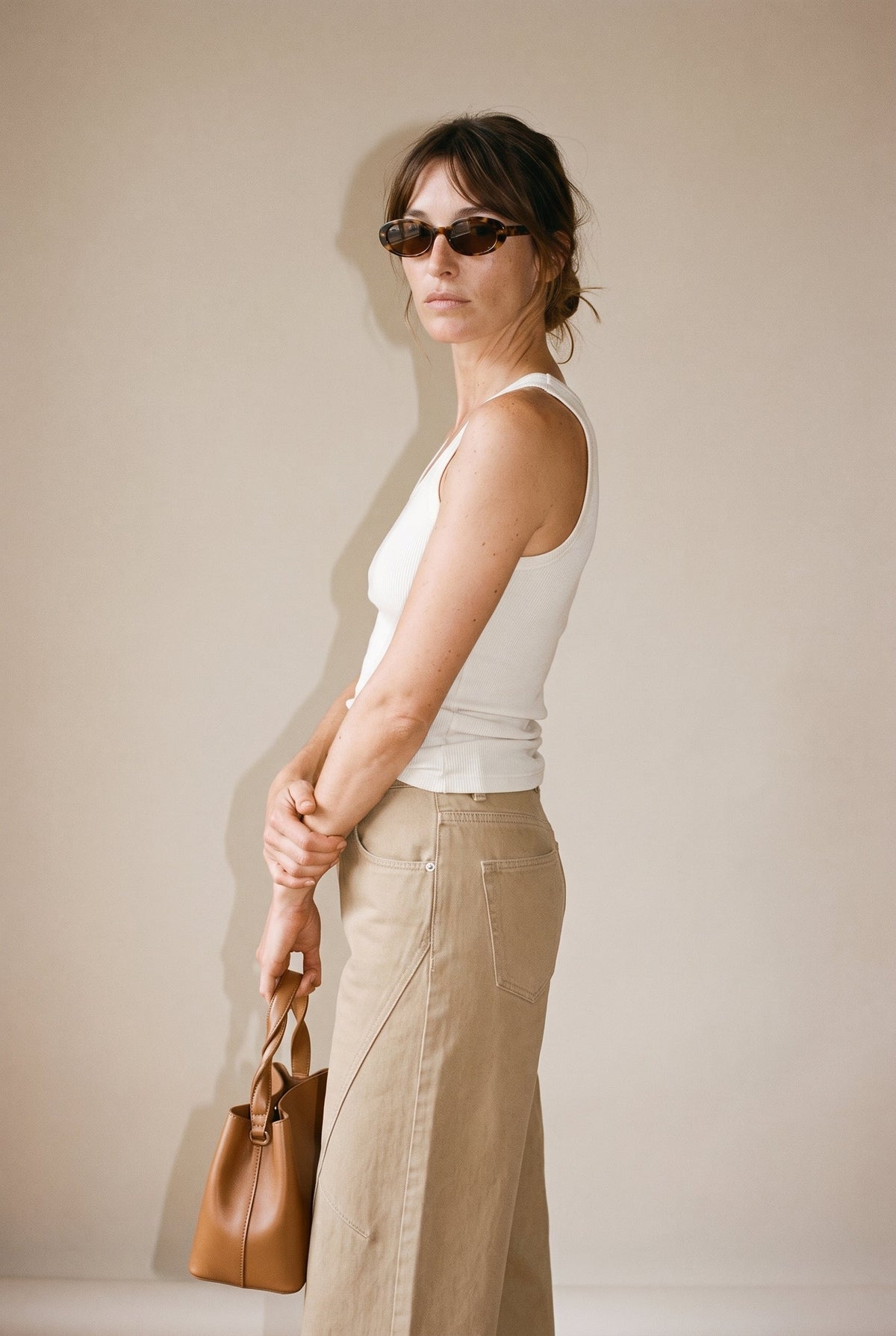 Downtown Wide Leg Pant Slow High