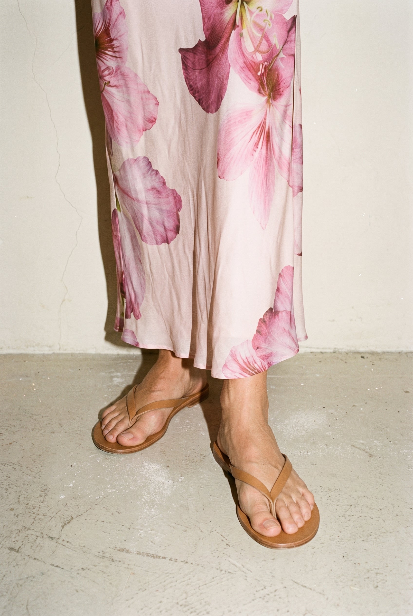 Bloomlight Strapless Tie Back Maxi Dress Laelia Orchid