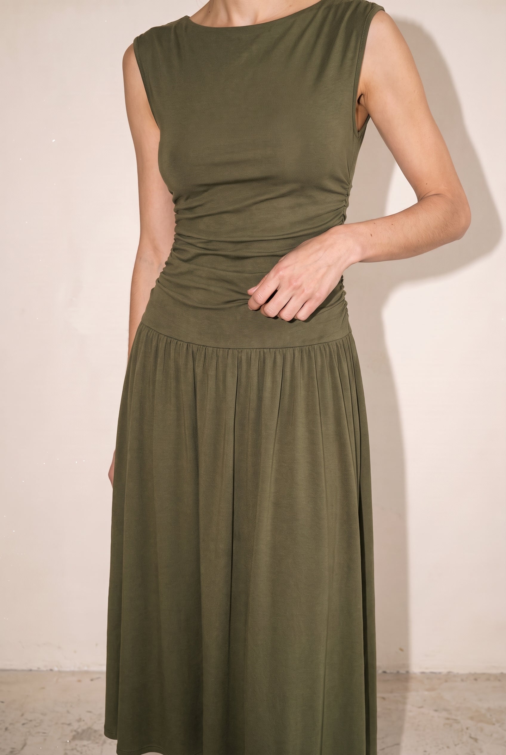 The Madilyn Dress Olive