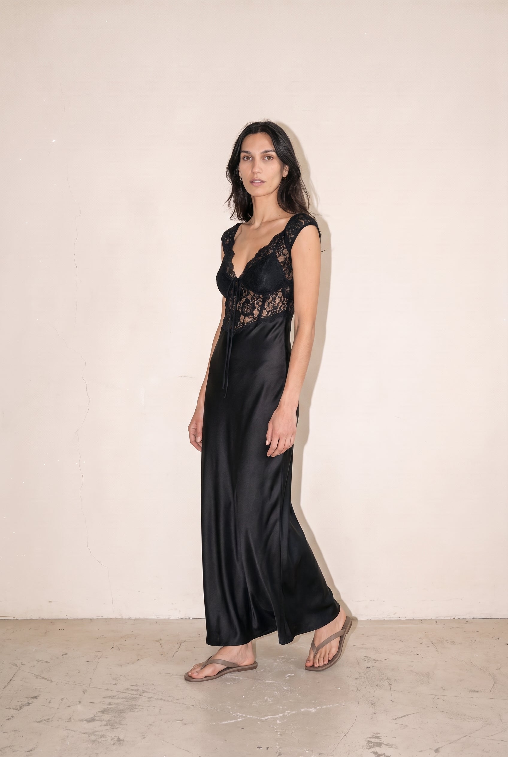 Robe maxi noire Sweet And Spicy