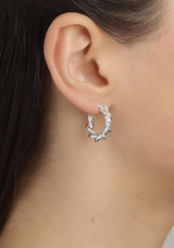 Earrings Skuld PI Silver Plated