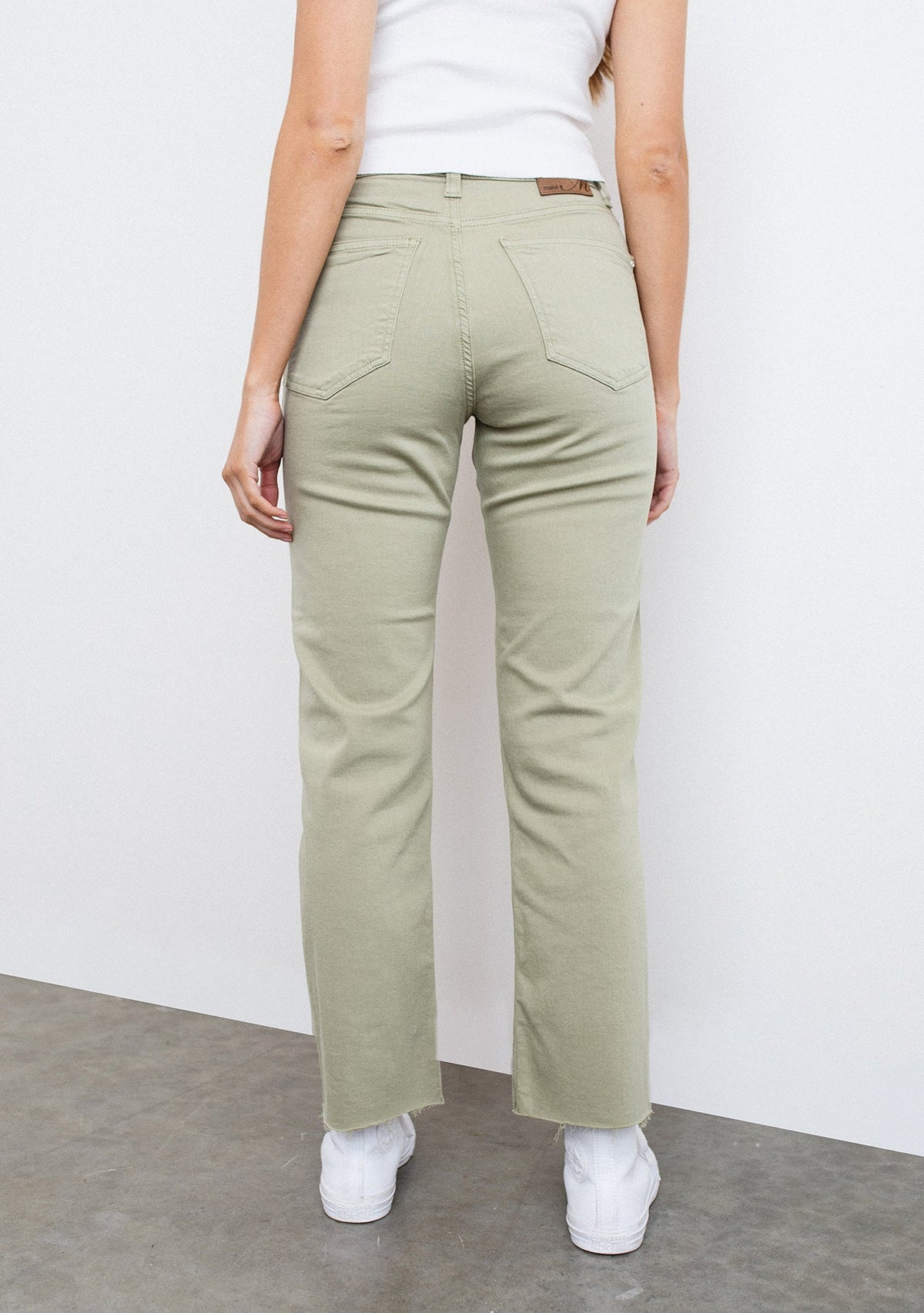 Shelia Olive Twill Pant mavi