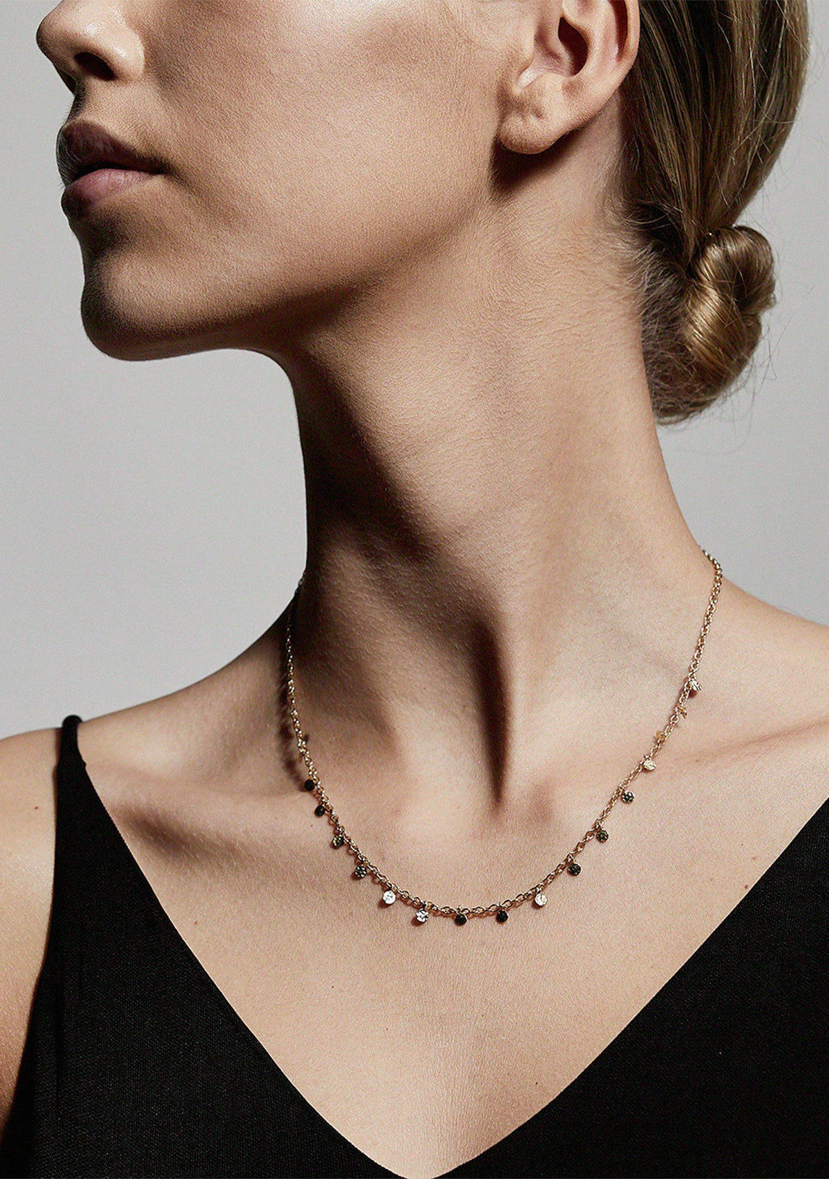 Panna Necklace Gold Plated Pilgrim