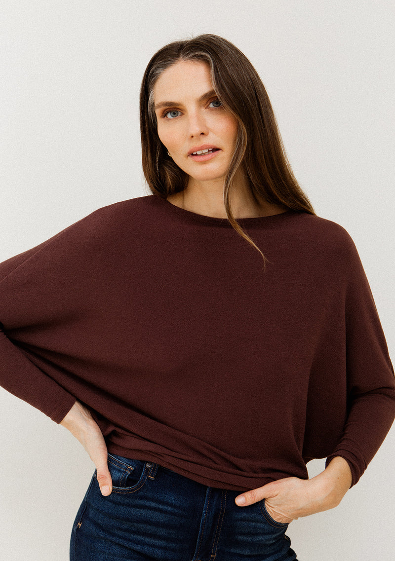 Off Shoulder Dolman Slv Tunic
