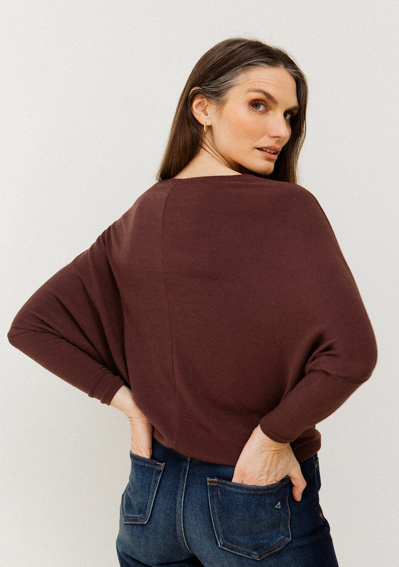 Off Shoulder Dolman Slv Tunic