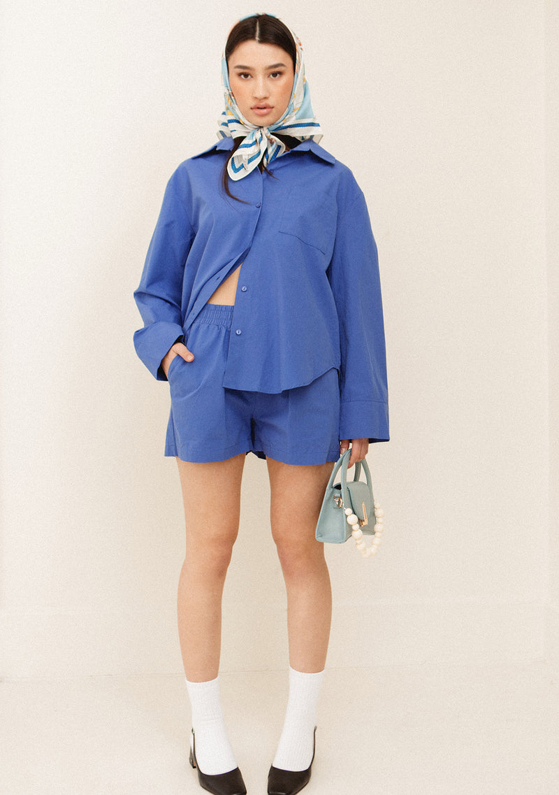 Shorts w Elastic Waistband and Pockets